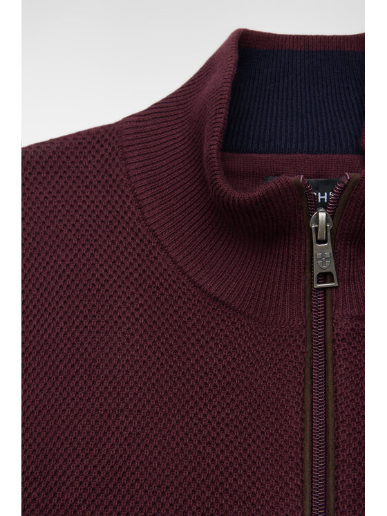Próchnik Próchnik Kardigan PM11 SW073224000042 Bordowy Regular Fit