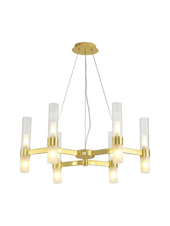 MIAhome MIAhome Lampa wisząca CANDELA-6 złota 70 cm Złoty