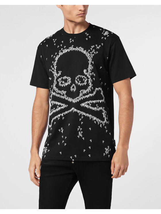 PHILIPP PLEIN PHILIPP PLEIN T-Shirt 14781 Czarny Regular Fit