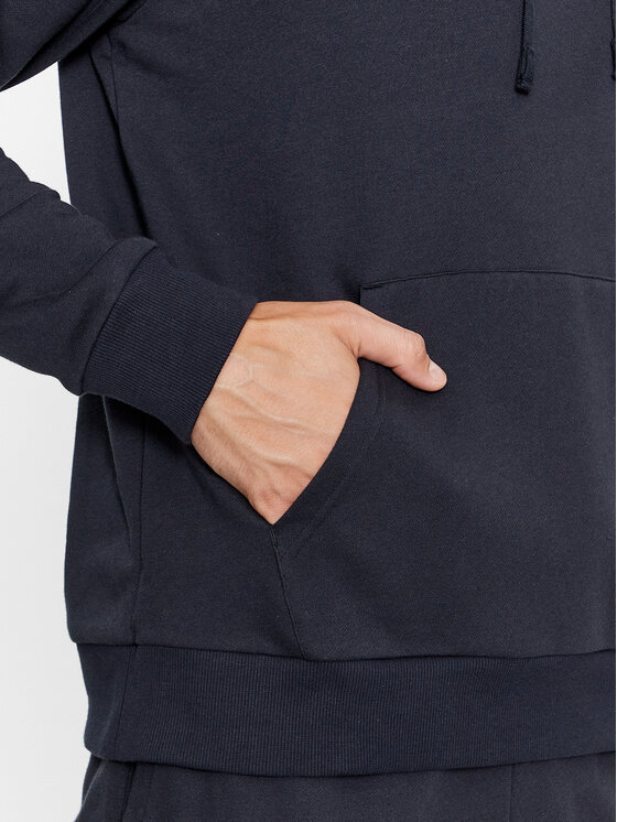 Under Armour Under Armour Majica dugih rukava Ua Rival Fleece Hoodie 1379757 Crna Loose Fit