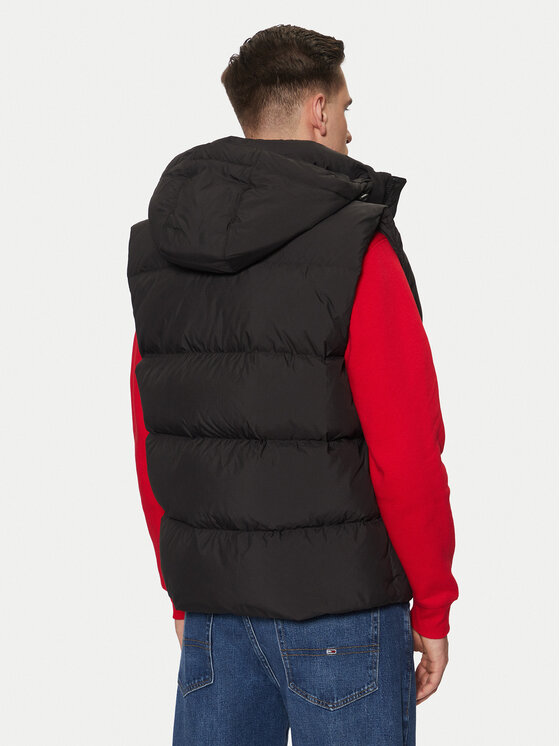 Tommy Jeans Tommy Jeans Weste Essential DM0DM20465 Schwarz Regular Fit