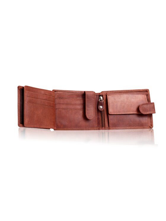 Mustang Mustang Portfel DENIMO WALLET Brązowy