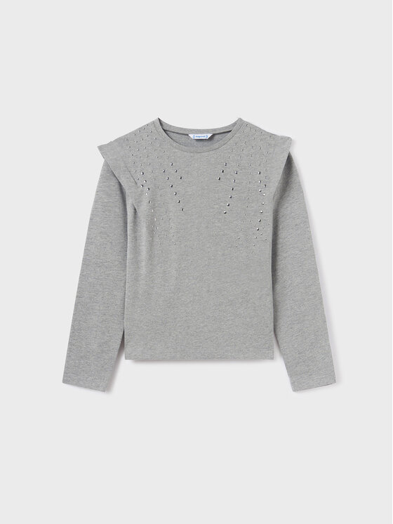 Mayoral Mayoral Bluse 7.055 Grau Regular Fit