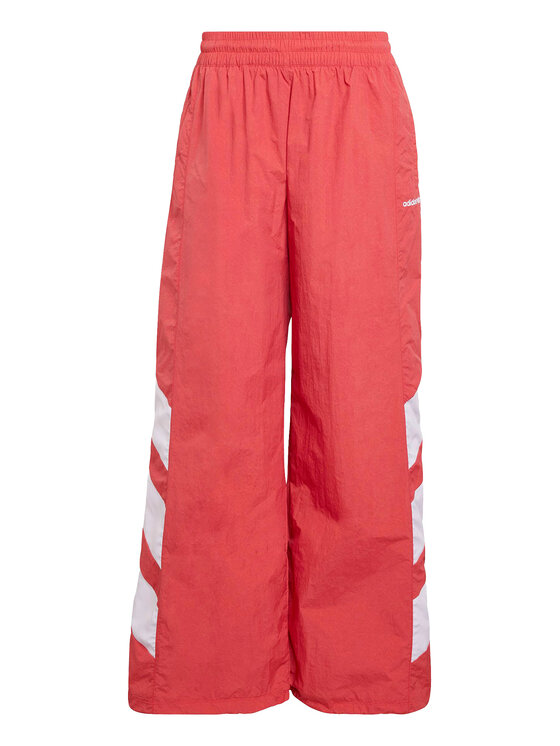 adidas adidas Teplákové kalhoty Blocked Washed KD8791 Červená Loose Fit