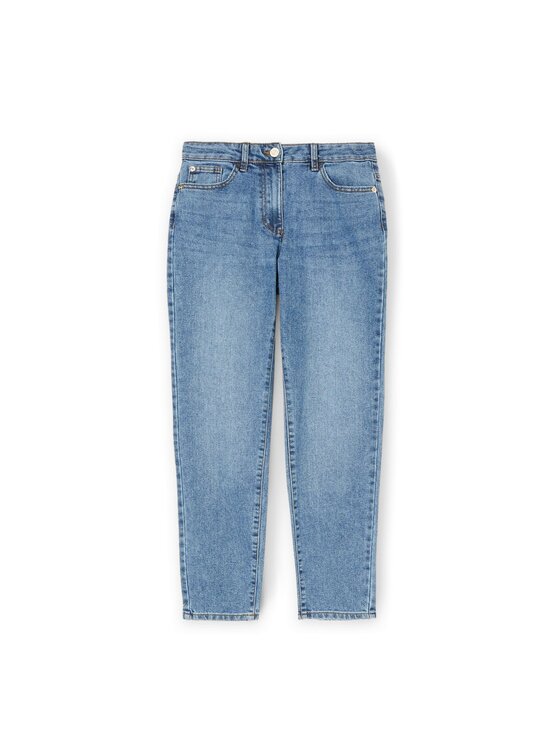 Motivi Motivi Jeansy P526Q103729N004 Turkusowy Slim Fit