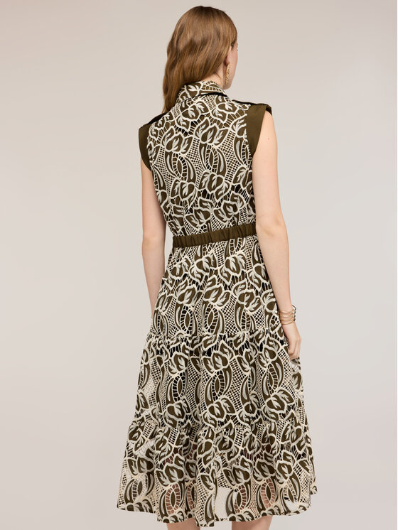 Motivi Motivi Vestito da giorno 7098Q003532N035 Verde Regular Fit