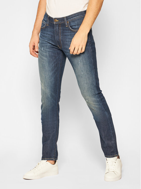 Lee Lee Jeansy Luke L719PXDA 112119296 Granatowy Slim Fit
