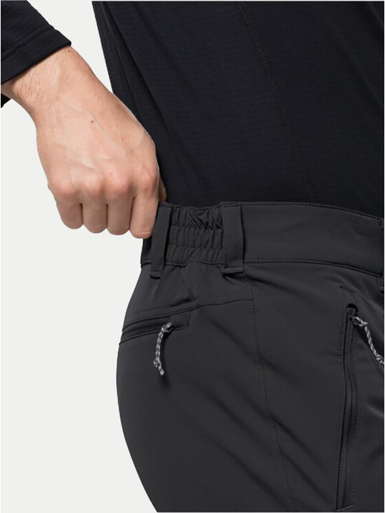Jack Wolfskin Jack Wolfskin Outdoor hlače Activate Xt 1503755 Crna Regular Fit