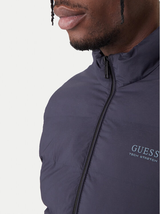 Guess Guess Kurtka przejściowa M6RL0I WJ242 Granatowy Regular Fit