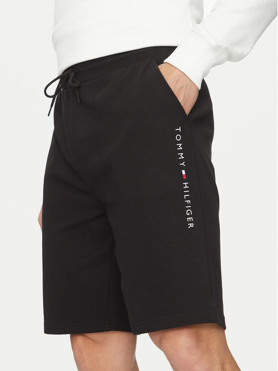 Tommy Hilfiger Tommy Hilfiger Спортивні шорти UM0UM03452 Чорний Regular Fit