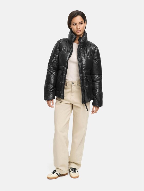 Navahoo Navahoo Kurtka zimowa Eispacht Czarny Regular Fit
