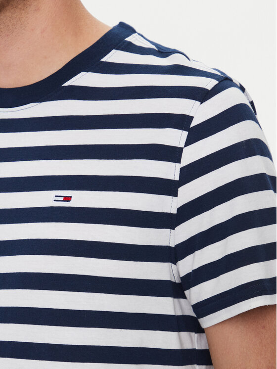 Tommy Jeans Tommy Jeans T-shirt Entry DM0DM20420 Tamnoplava Slim Fit