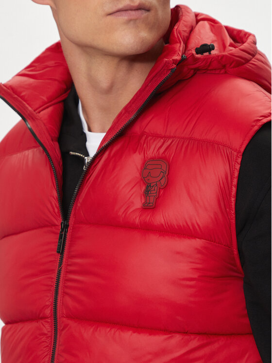 KARL LAGERFELD KARL LAGERFELD Weste Vest 505091 543590 Rot Regular Fit