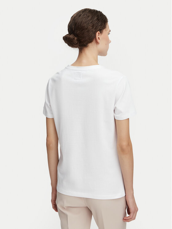 Beverly Hills Polo Club Beverly Hills Polo Club T-Shirt P-SS26W-TS085 Λευκό Regular Fit