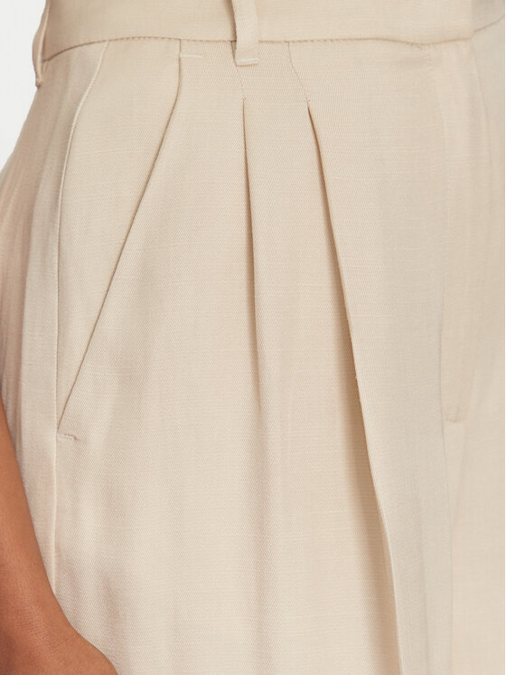 Marella Marella Παντελόνι Palazzo Pianosa 2515131041 Μπεζ Wide Leg