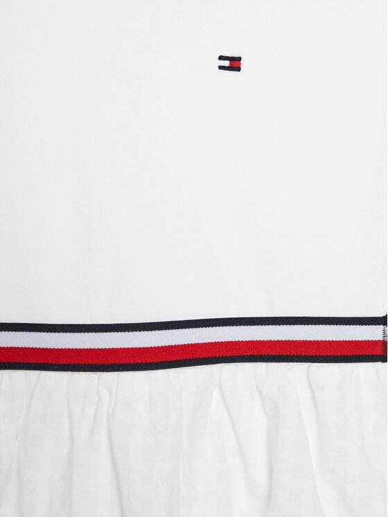 Tommy Hilfiger Tommy Hilfiger Hétköznapi ruha Global Stripe KG0KG07925 D Fehér Regular Fit