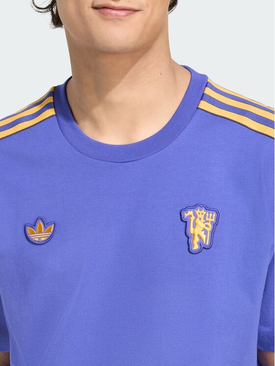 adidas adidas Koszulka techniczna Manchester United Fioletowy Loose Fit