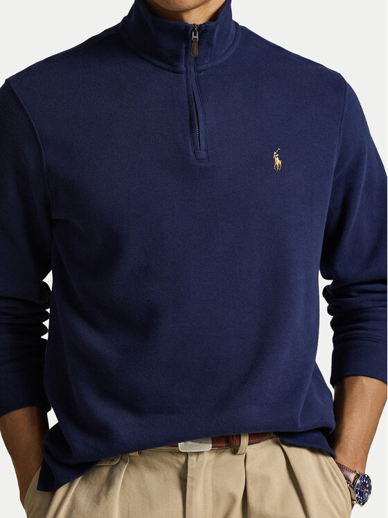 Polo Ralph Lauren Polo Ralph Lauren Sveter 710P07411005 Tmavomodrá Regular Fit