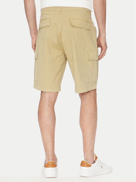 La Martina La Martina Шорти з тканини MAB002 TW536 Бежевий Regular Fit