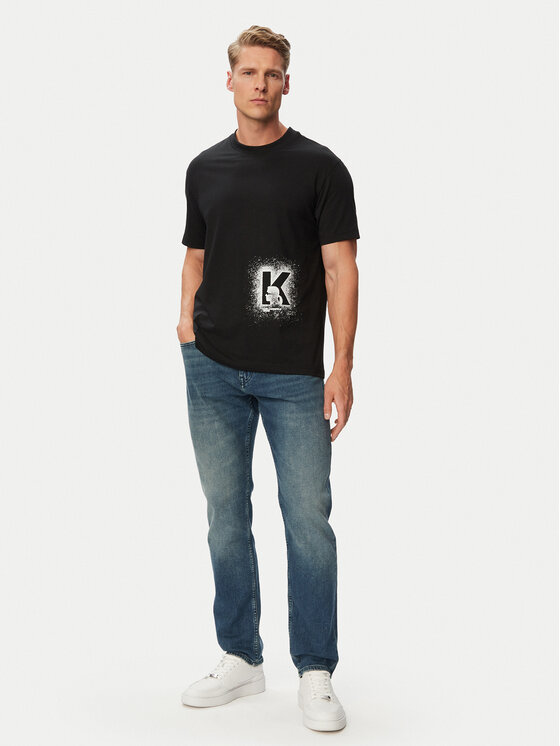 Karl Lagerfeld Jeans Karl Lagerfeld Jeans T-Shirt B3M17029 Schwarz Regular Fit
