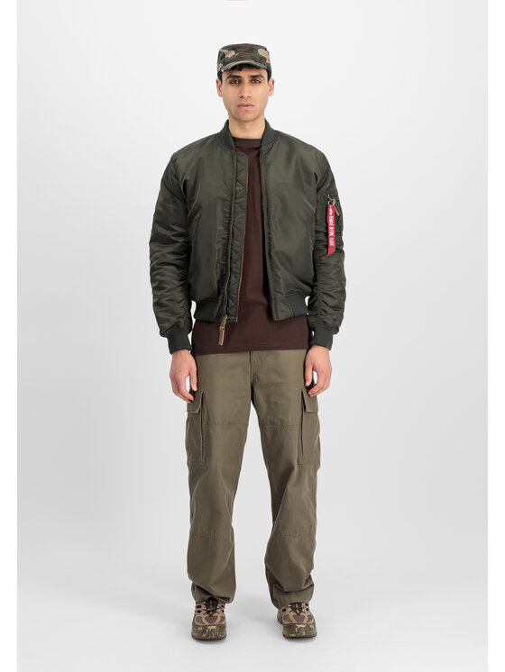 Alpha Industries Alpha Industries Kurtka bomber MA-1 VF 59 Bomber Jacket Khaki Slim Fit