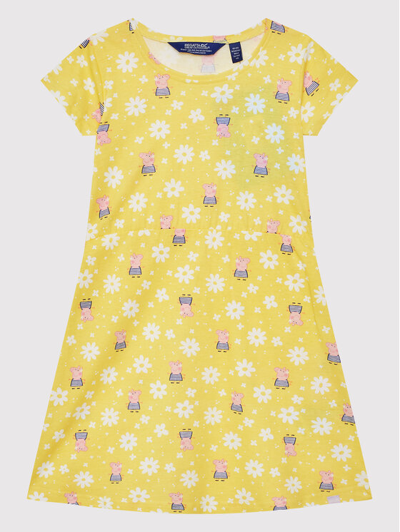 Regatta Regatta Suvekleit Peppa Summer RKD018 Kollane Regular Fit
