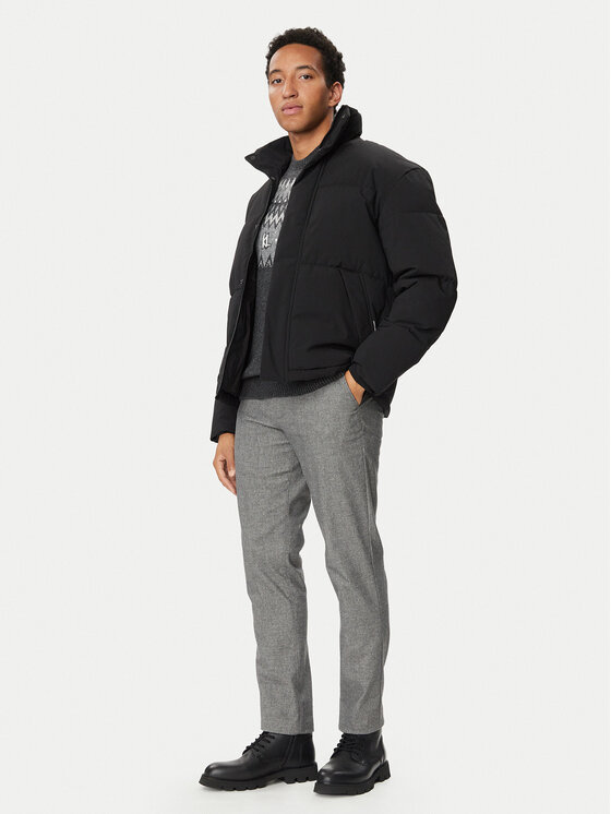 Jack & Jones Jack & Jones Зимно яке Soho 12298861 Черен Regular Fit