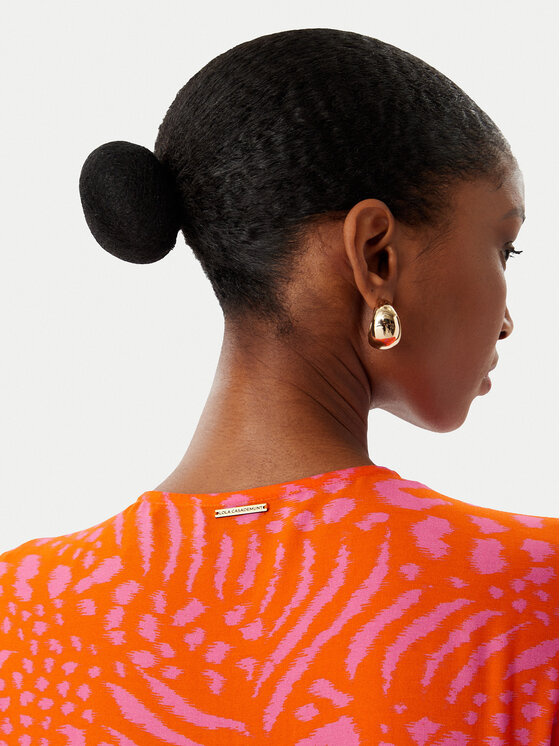 LOLA CASADEMUNT LOLA CASADEMUNT Φόρεμα καλοκαιρινό LS2616079 Πορτοκαλί Relaxed Fit