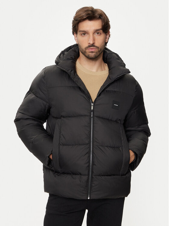 Calvin Klein Calvin Klein Žieminė striukė K10K113476 Juoda Regular Fit