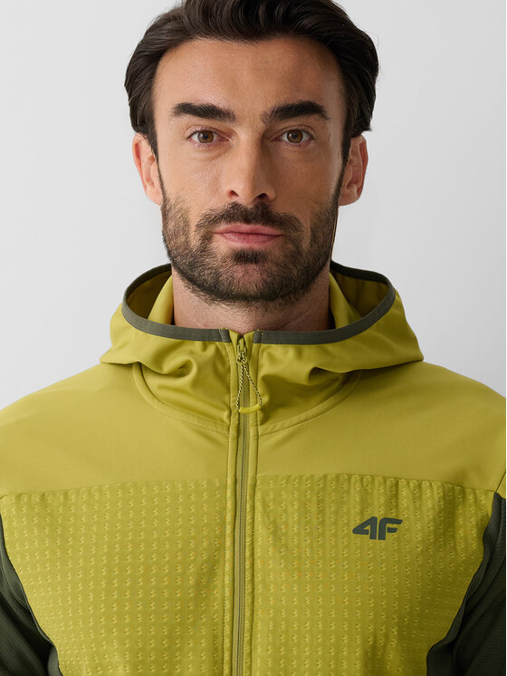 4F 4F Kurtka przejściowa BETWEEN LAYERS Khaki Regular Fit