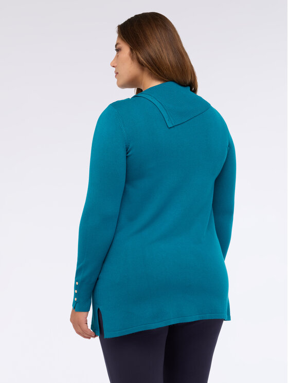 Fiorella Rubino Fiorella Rubino Cardigan M633L008007N035 Turchese Regular Fit