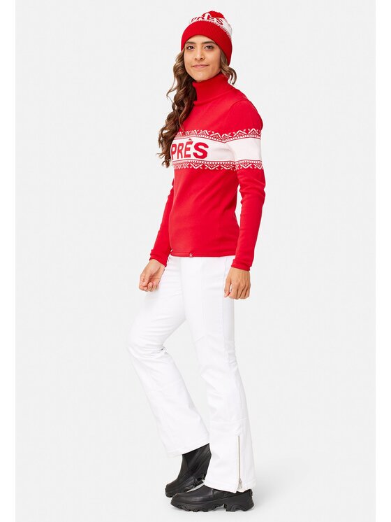 KRIMSON KLOVER KRIMSON KLOVER Sweter Apre Czerwony Regular Fit