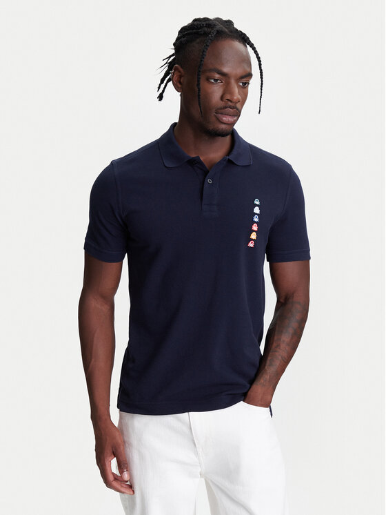 United Colors Of Benetton United Colors Of Benetton Polo 3089U302J Granatowy Regular Fit