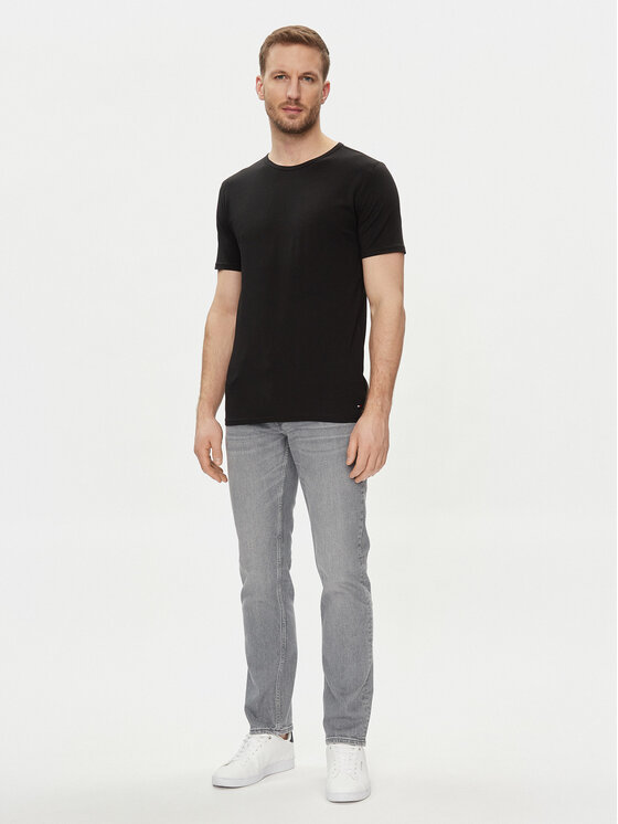 Tommy Hilfiger Tommy Hilfiger Súprava 3 tričiek UM0UM03138 Čierna Regular Fit