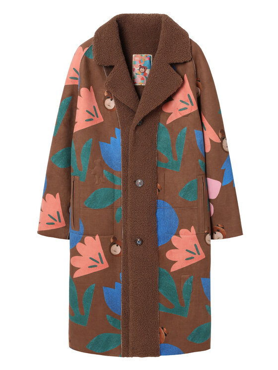 TATUUM Tatuum Płaszcz przejściowy BORGINI Beżowy Classic Fit