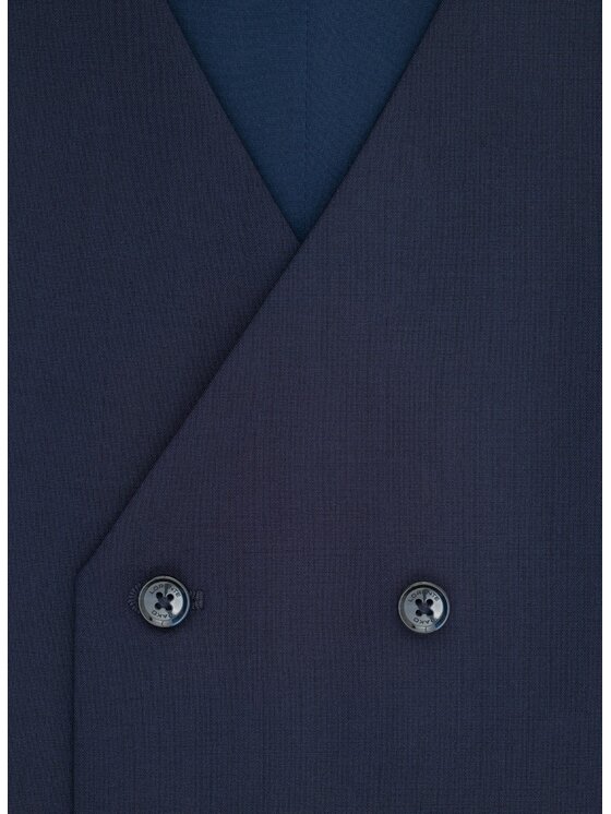 Pako Lorente Pako Lorente Kamizelka P000P-8G-005 Granatowy Slim Fit