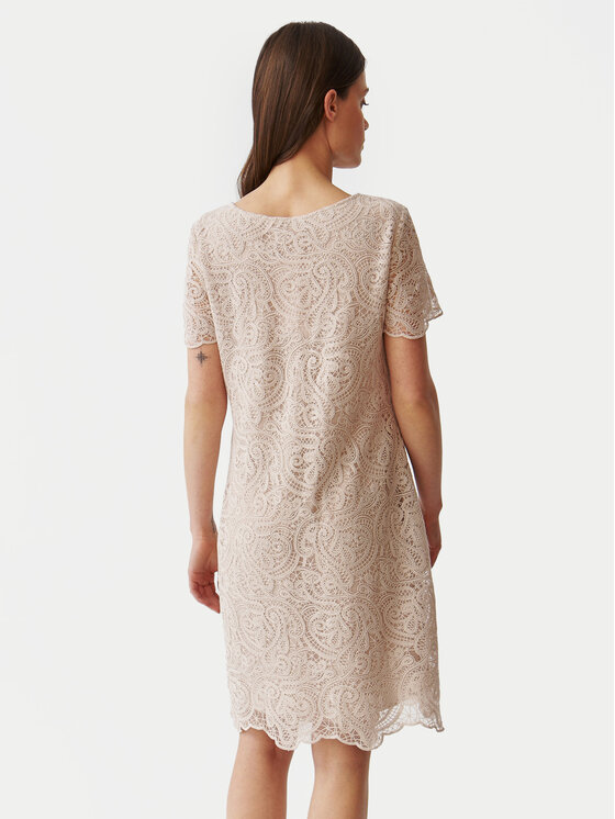 Tatuum Tatuum Coctailkleid Sono T2406.204 Beige Regular Fit