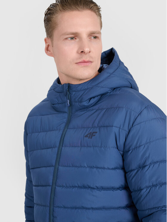 4F 4F Kurtka puchowa 4FWAW25TDJAM598-32S Niebieski Regular Fit