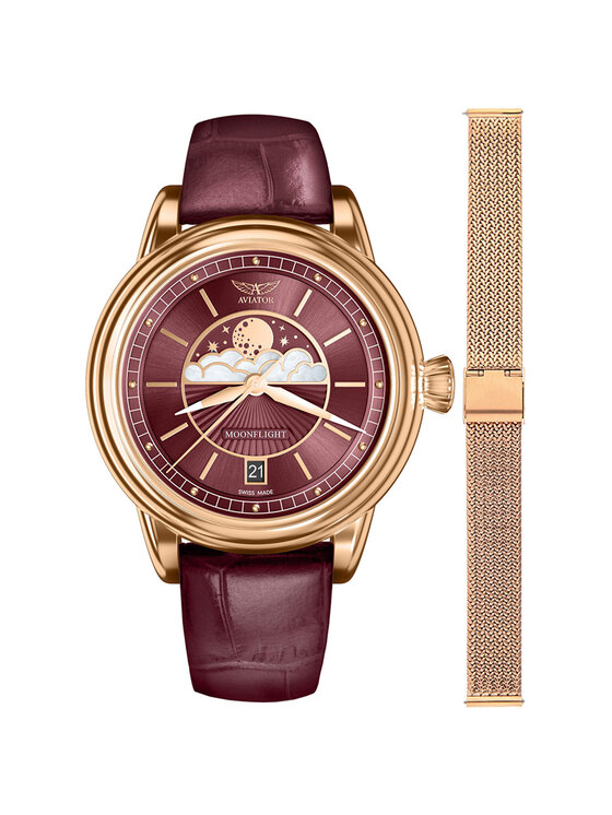 Aviator Aviator Orologio V.1.33.2.265.4-SET Oro rosa