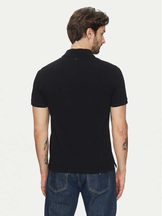 AMI PARIS AMI PARIS Polo majica BFUPL001.760 Črna Regular Fit