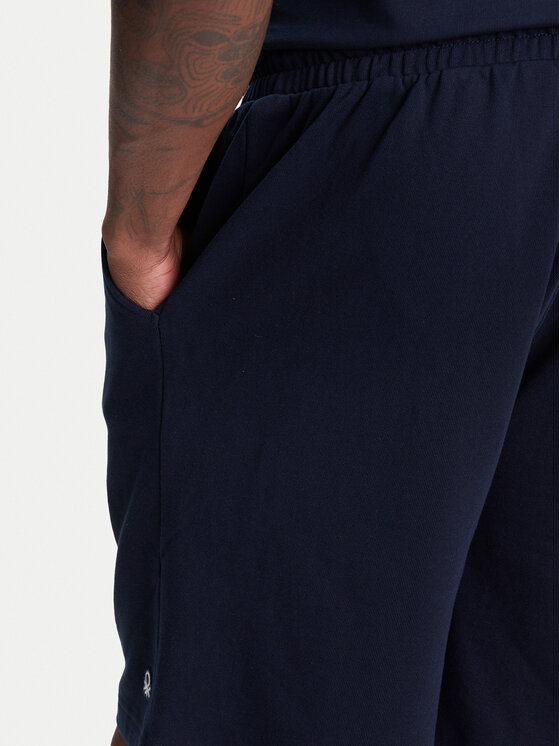 United Colors Of Benetton United Colors Of Benetton Sportske kratke hlače 342ZU900X Tamnoplava Regular Fit