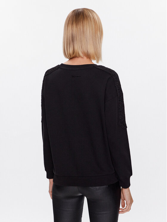 Felpa B-Coria L01350-S23 Nero Regular Fit