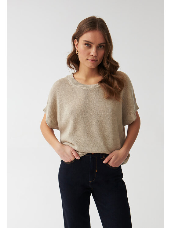 TATUUM TATUUM Svetr LIMIKO Béžová Classic Fit