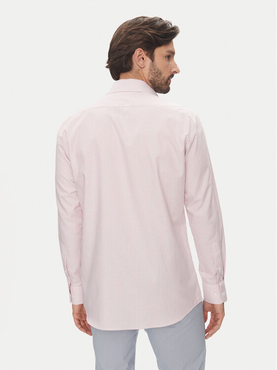 Pierre Cardin Pierre Cardin Košile C6 11004.0406 Růžová Modern Fit