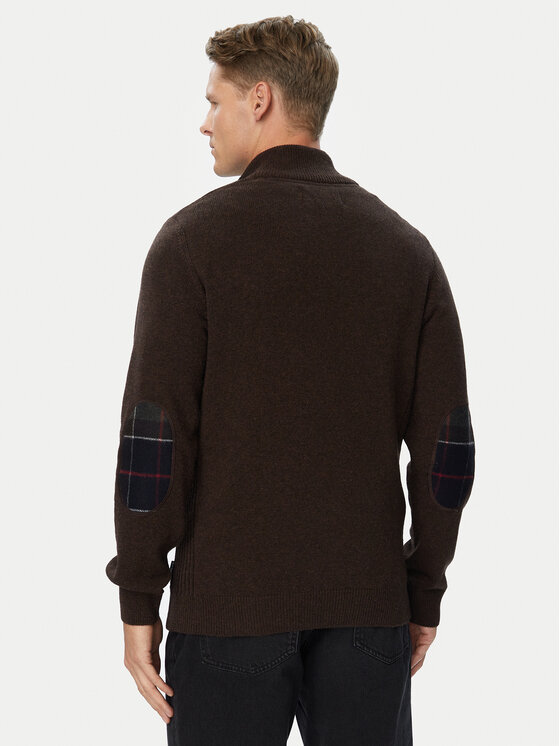 Barbour Barbour Светр Holden  MKN0837BR17 Темно-коричневий Regular Fit