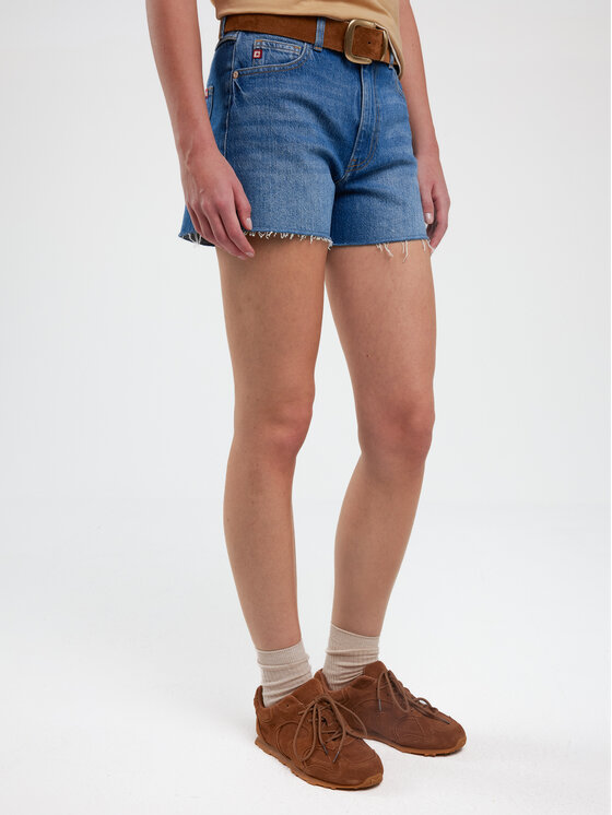 BIG STAR BIG STAR Szorty jeansowe AUTHENTIC GIRL Niebieski Wide Fit