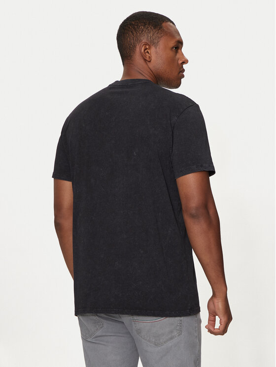 Guess Guess T-Shirt M4YI79 K9RM1 Μαύρο Regular Fit