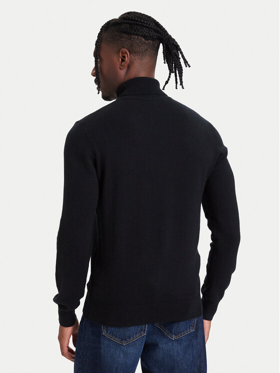 KARL LAGERFELD KARL LAGERFELD Golf 655013 564303 Czarny Regular Fit