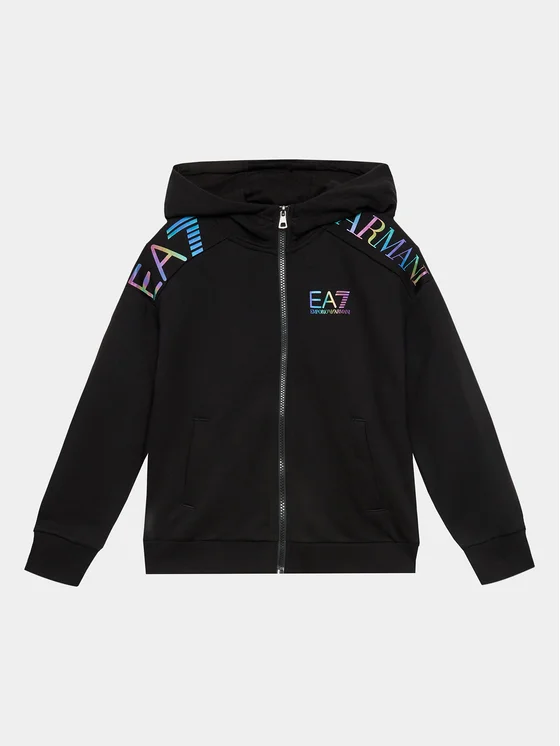 EA7 Emporio Armani Sweatshirt 6RBM70 BJEXZ 1200 Schwarz Regular Fit