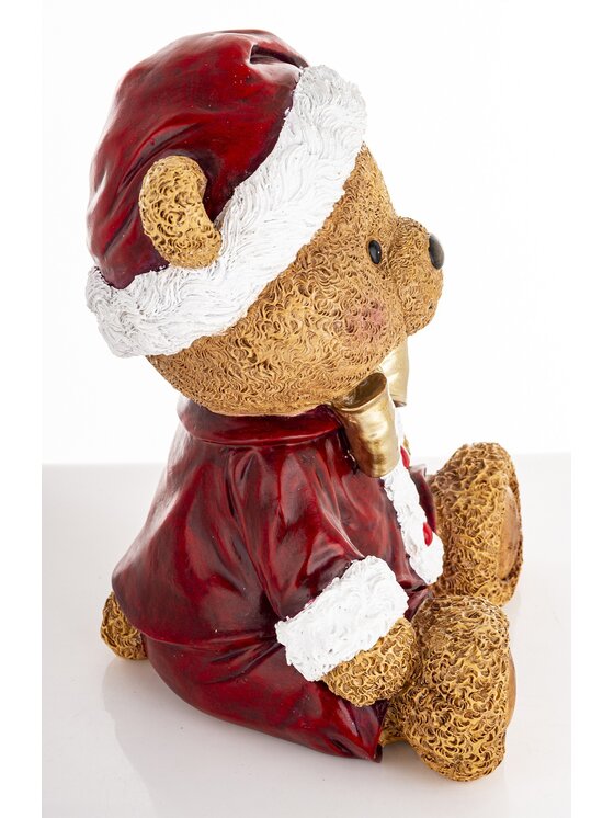 MIAhome MIAhome Figurka niedźwiadek URSUS w ubranku Czerwony